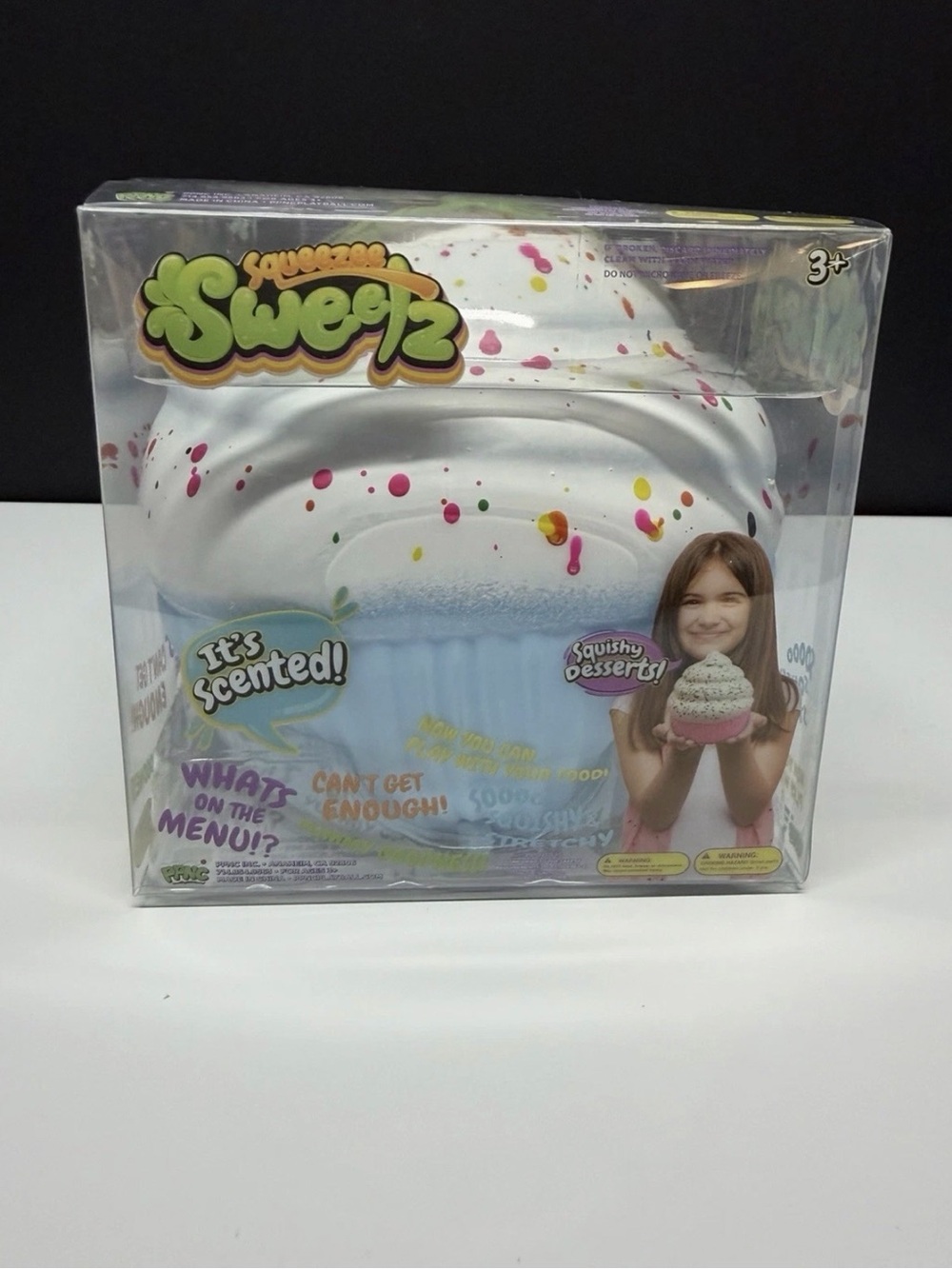 Authentic Squeezee Sweetz Squishy Scented Cupcake – Blue PPNC Squishy Fidget